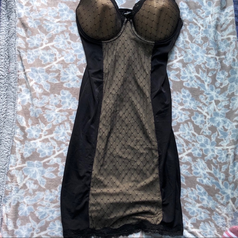 Black Slip dress Lingiere